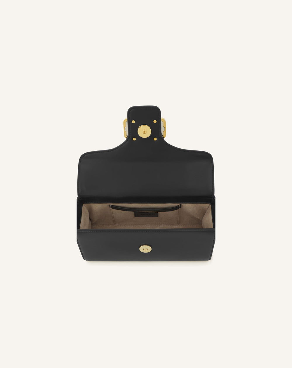 Black Nano Pencil Cat Leather Bag