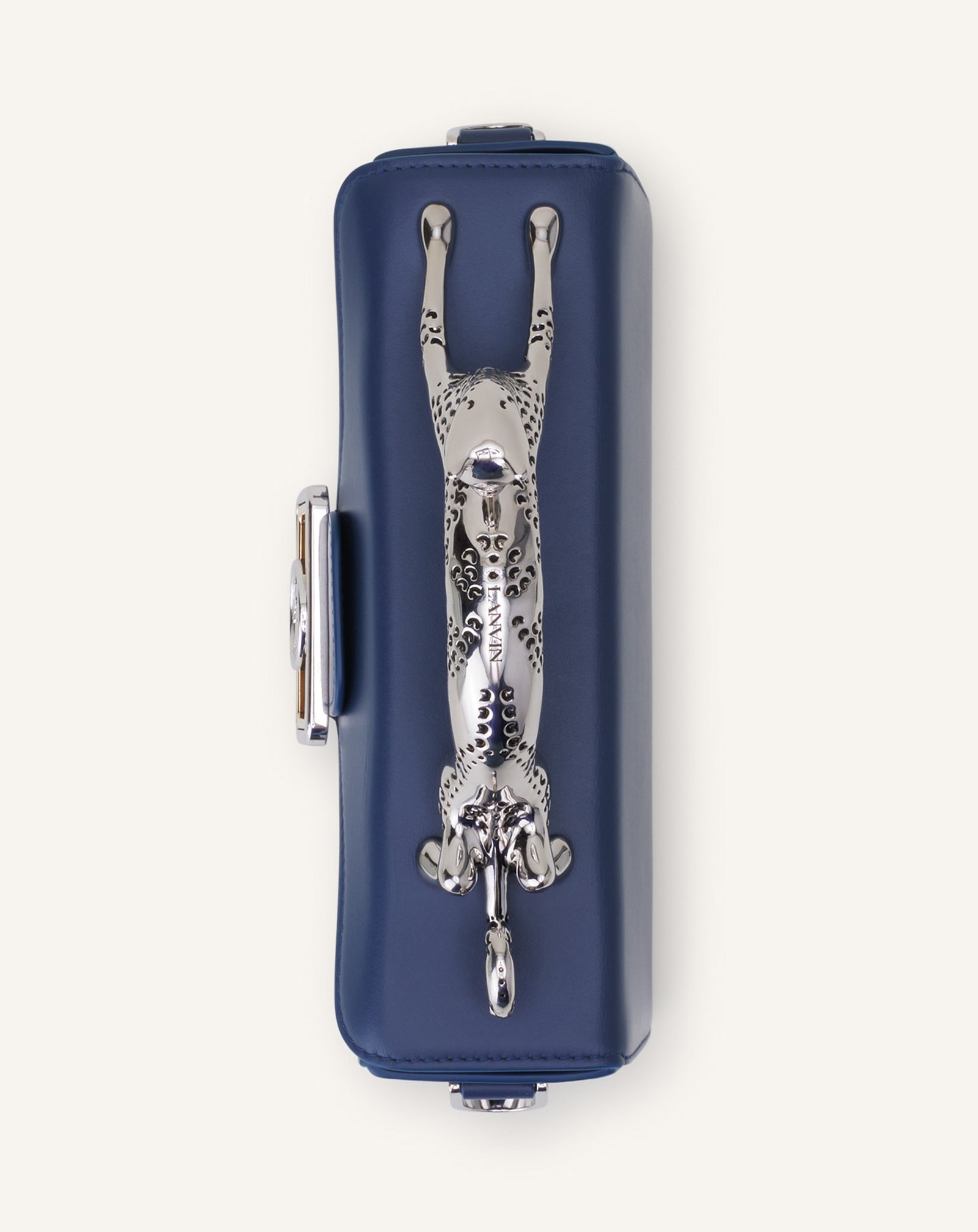 Blue Nano Pencil Cat Leather Bag