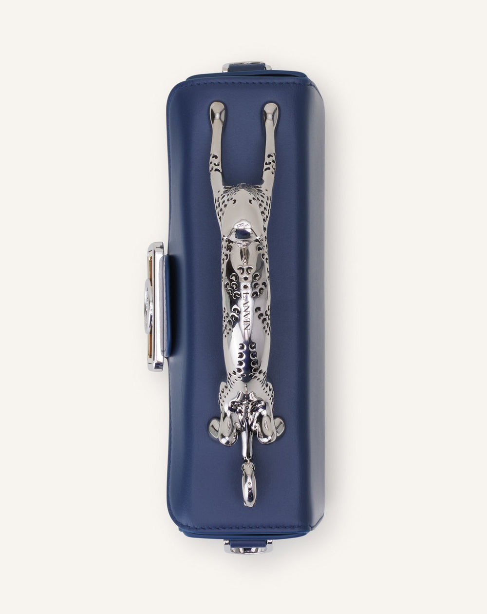 Blue Nano Pencil Cat Leather Bag