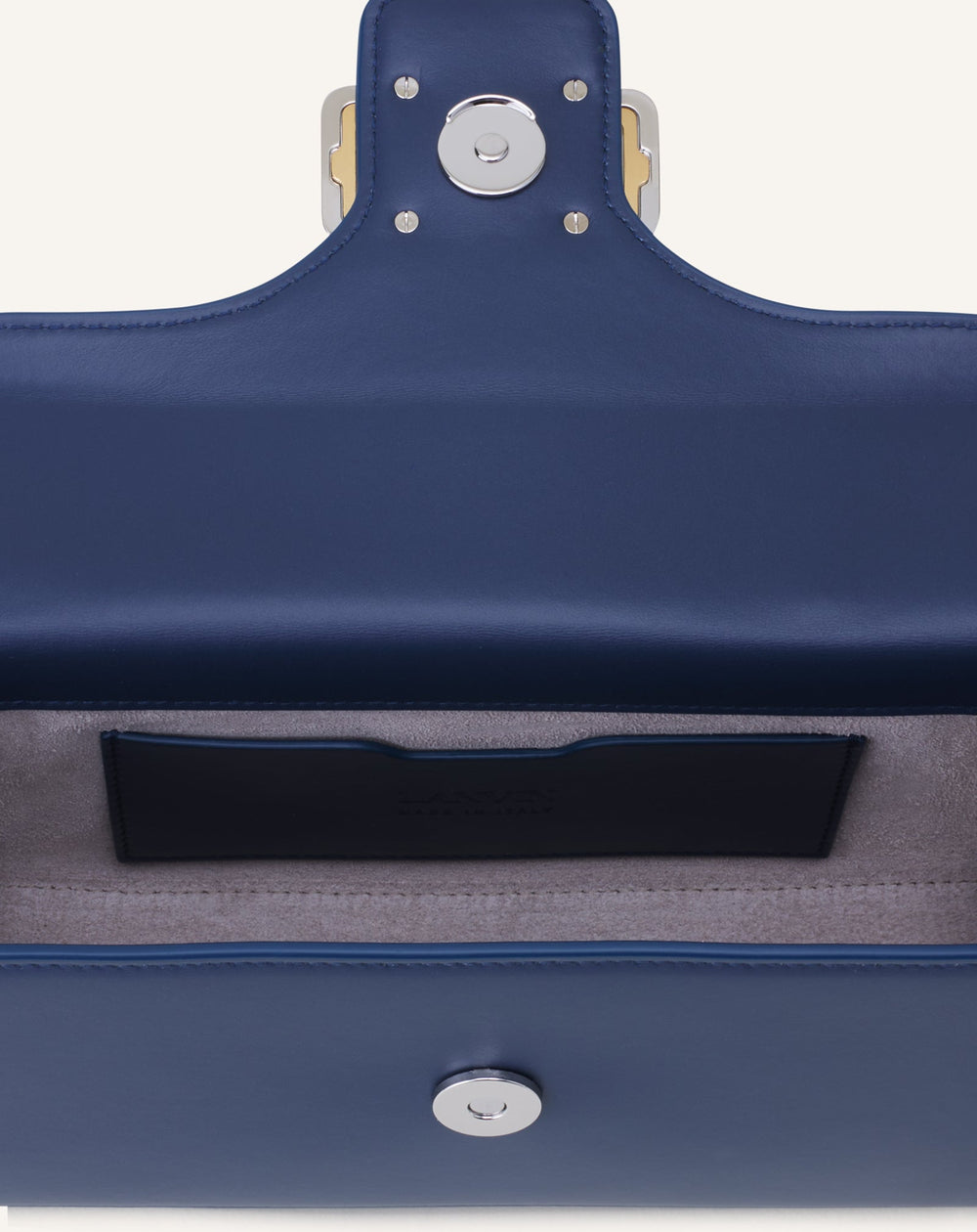 Blue Nano Pencil Cat Leather Bag