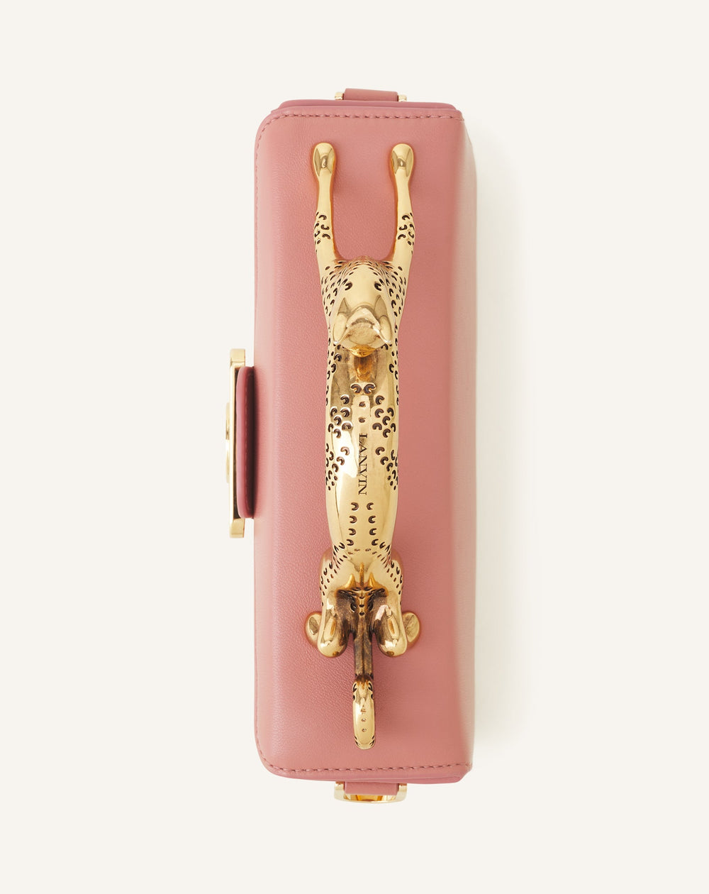 Pink Nano Pencil Cat Leather Bag