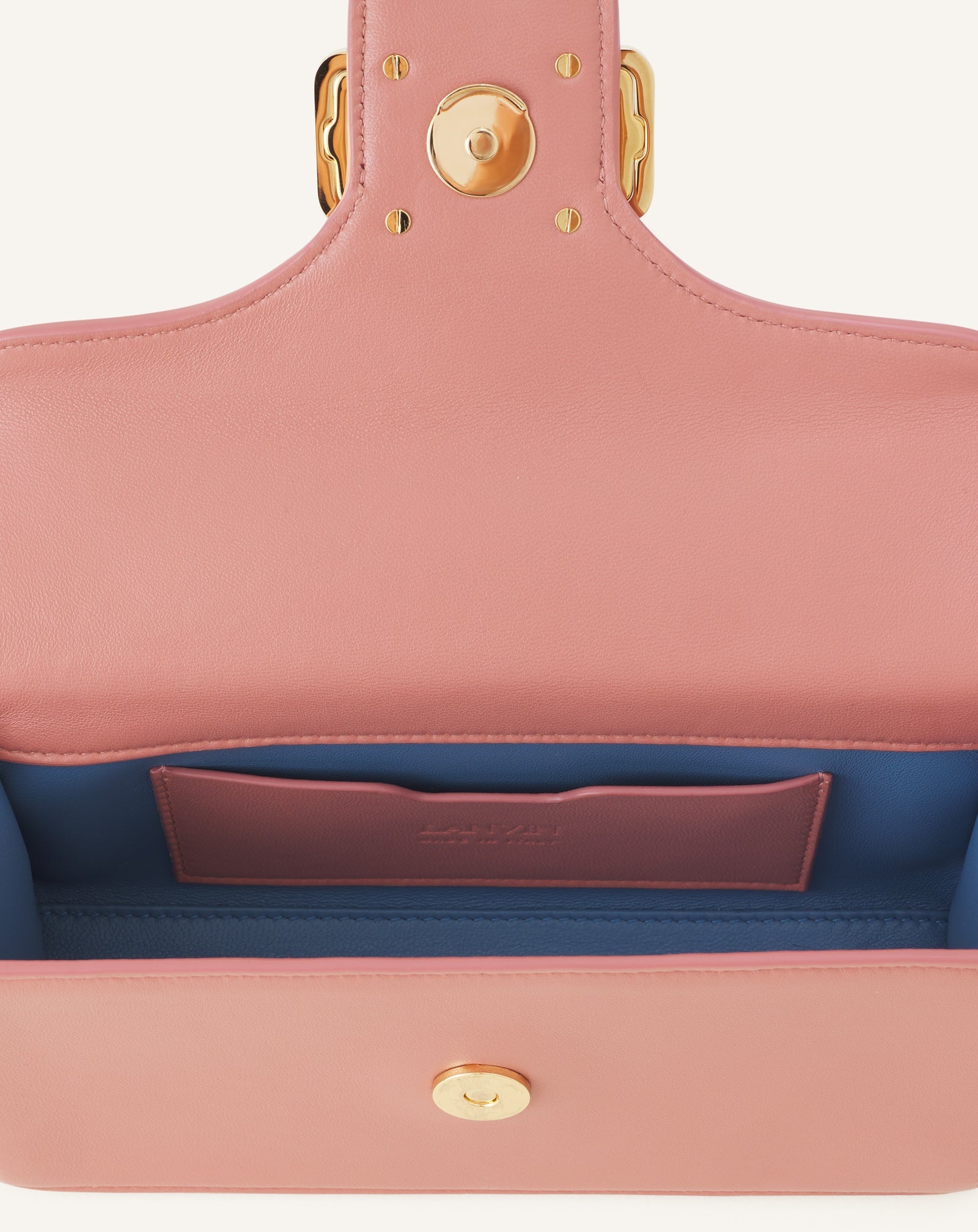 Pink Nano Pencil Cat Leather Bag