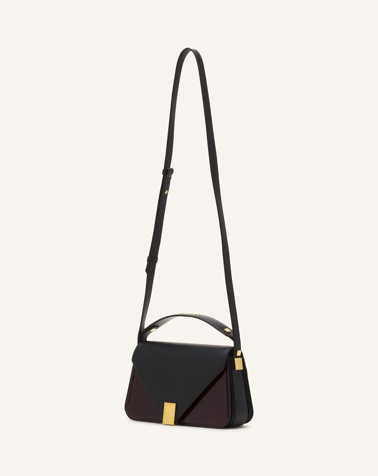 Black Concerto Arpege Patent Leather Bag