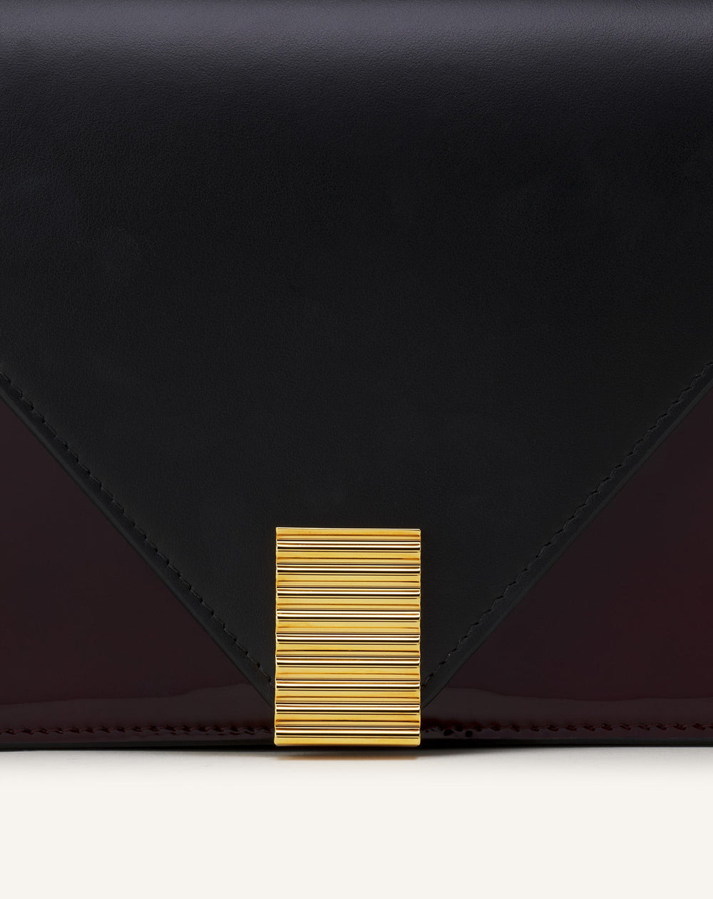 Black Concerto Arpege Patent Leather Bag