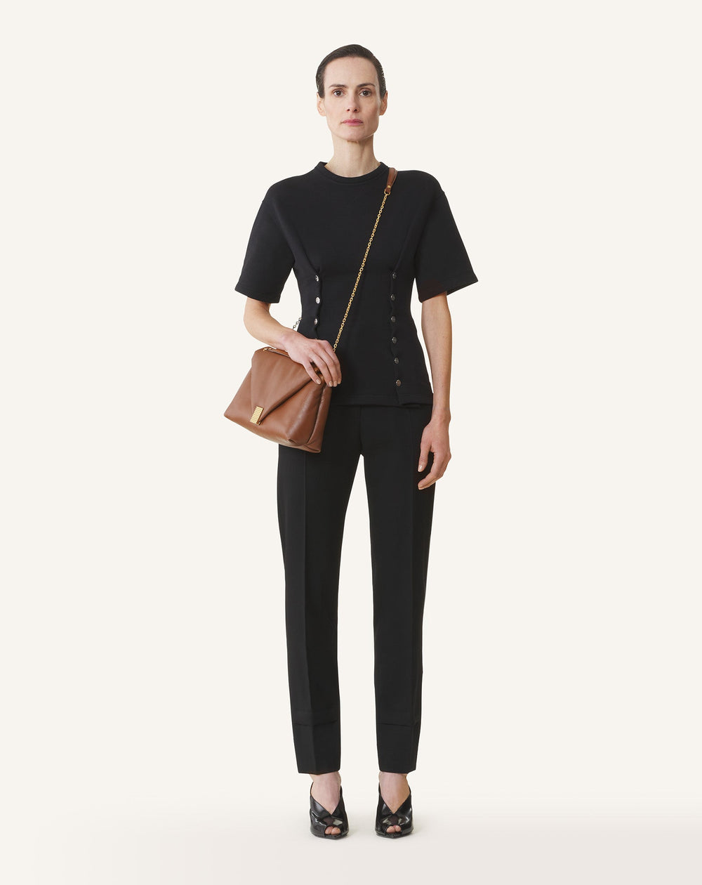 Brown Concerto Arpège Soft Leather Bag