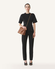 Brown Concerto Arpège Soft Leather Bag