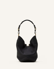 Black Catch By Lanvin Medium Leather Bucket Bag