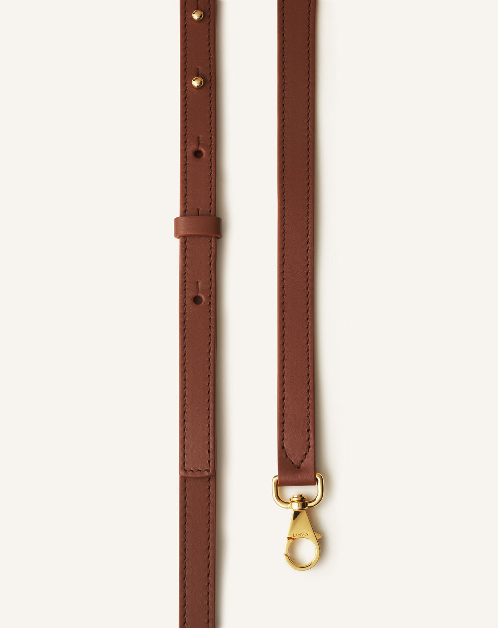 Brown Catch By Lanvin Medium Leather Bucket Bag