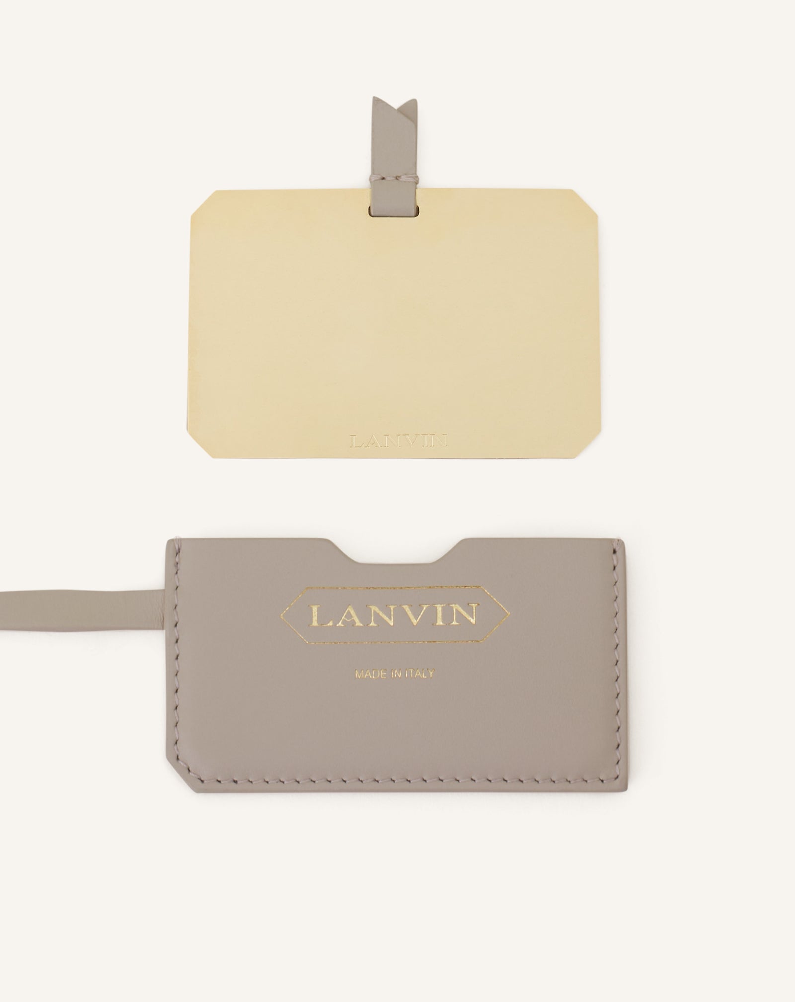 White Catch Nano By Lanvin Leather Bucket Bag