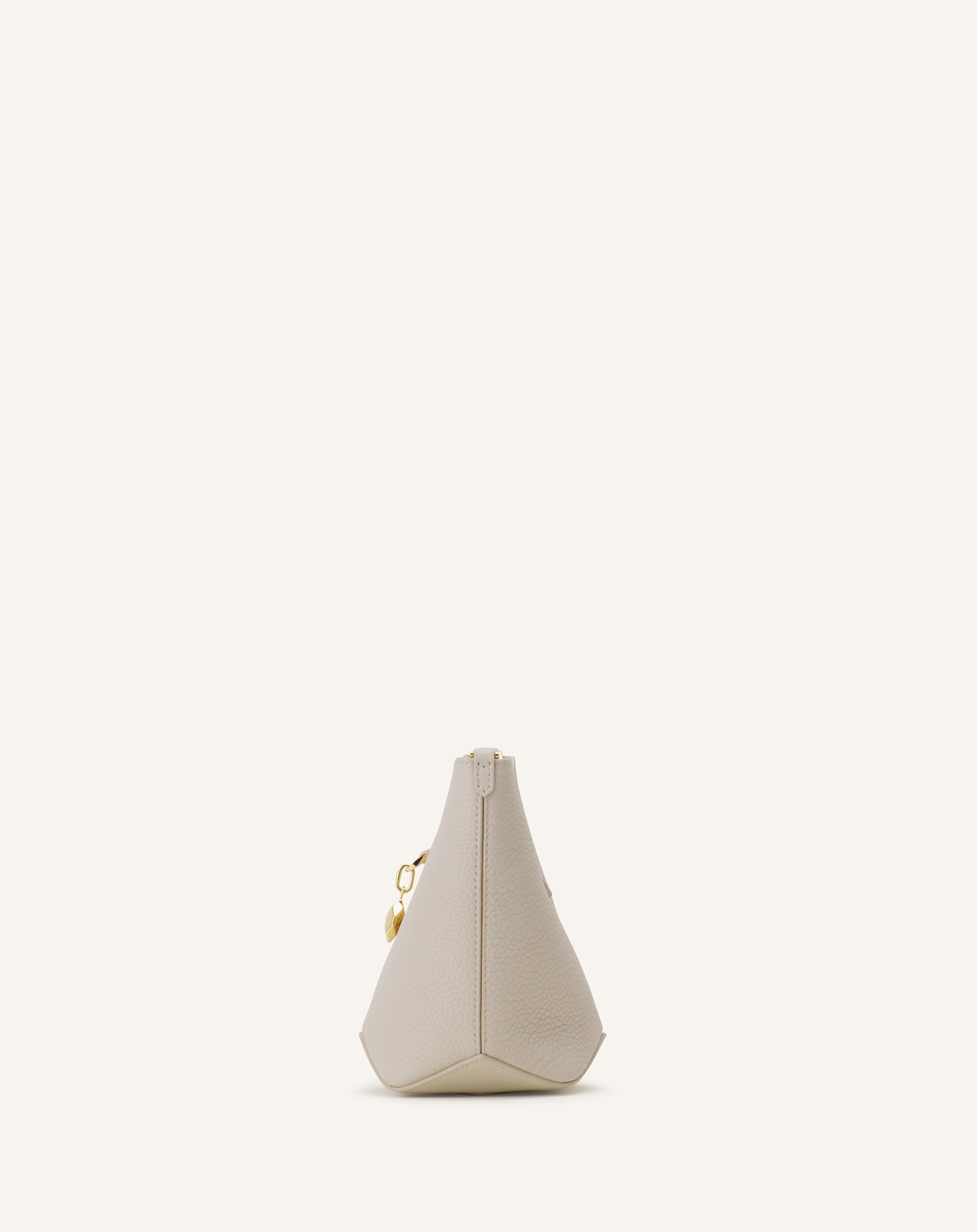 White Catch Nano By Lanvin Leather Bucket Bag