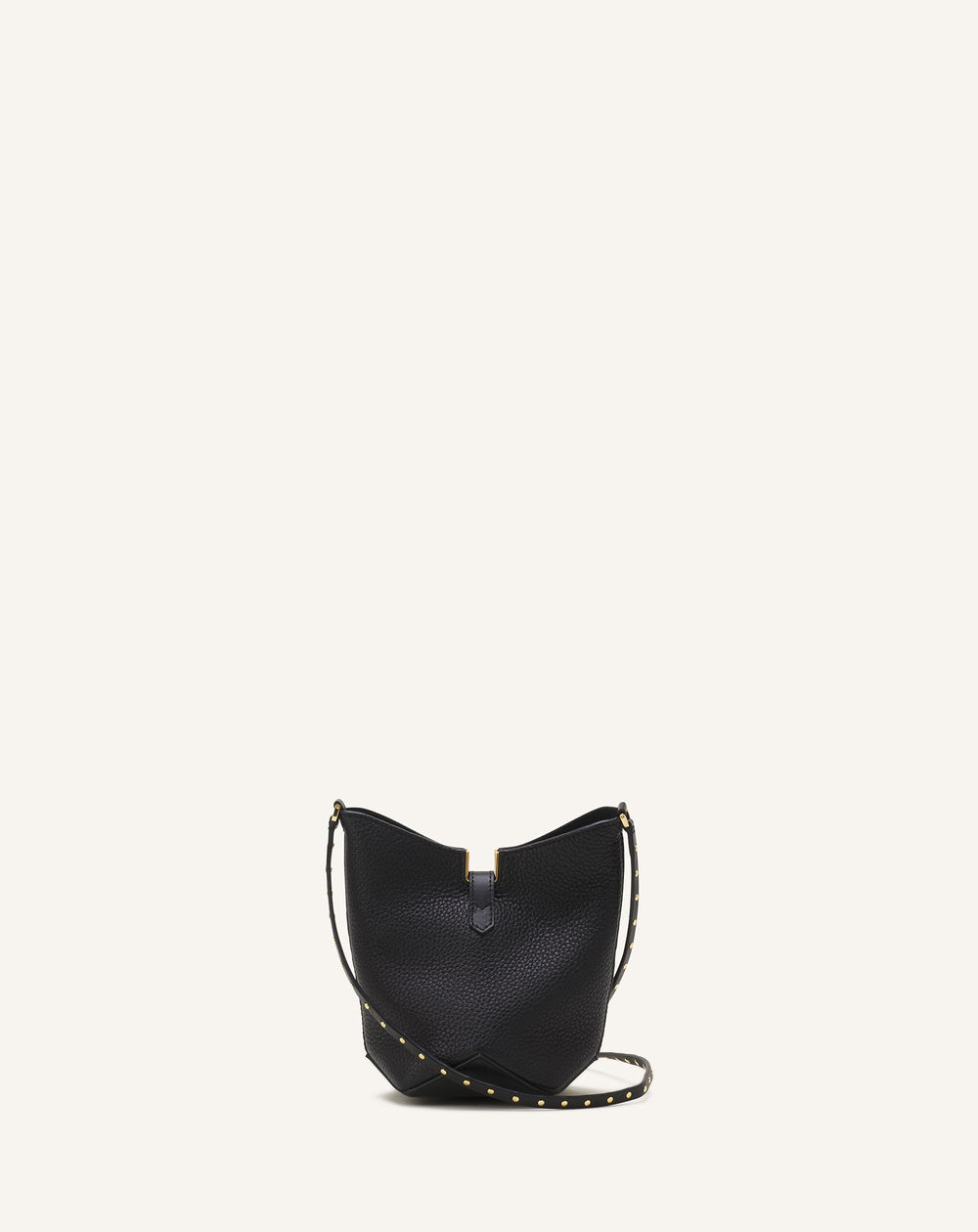 Black Catch Nano By Lanvin Leather Bucket Bag