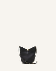 Black Catch Nano By Lanvin Leather Bucket Bag