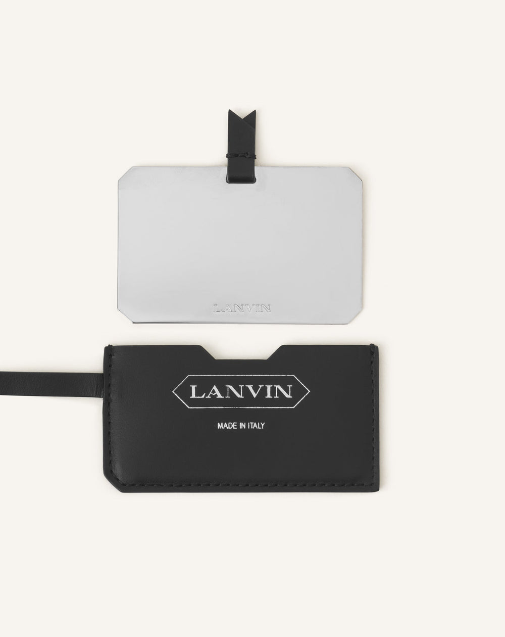 Sac Seau Catch By Lanvin En Cuir Brodé Black