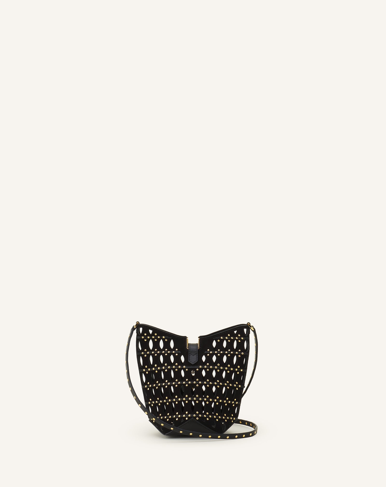 Black Catch Nano By Lanvin Bucket Bag In Suede