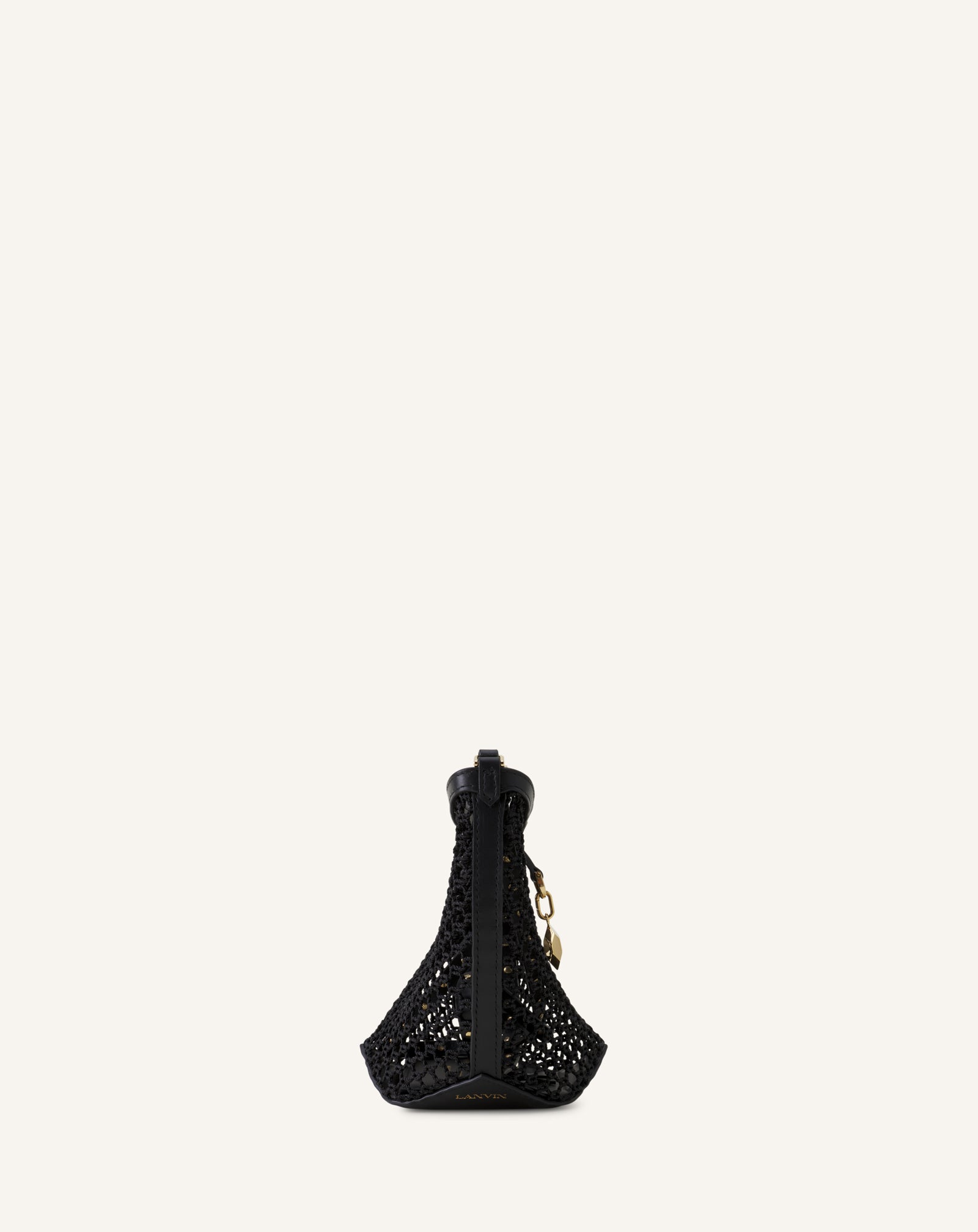 Sac Nano Catch By Lanvin En Fishnet White