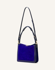 Compagnon Sac Epaule Asymetrique En Daim Mm Blue