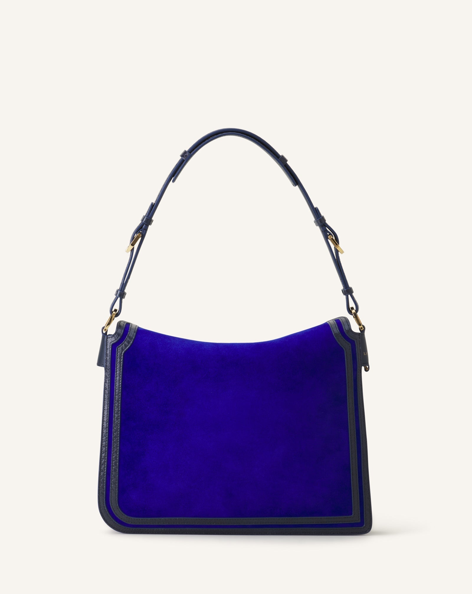 Compagnon Sac Epaule Asymetrique En Daim Mm Blue
