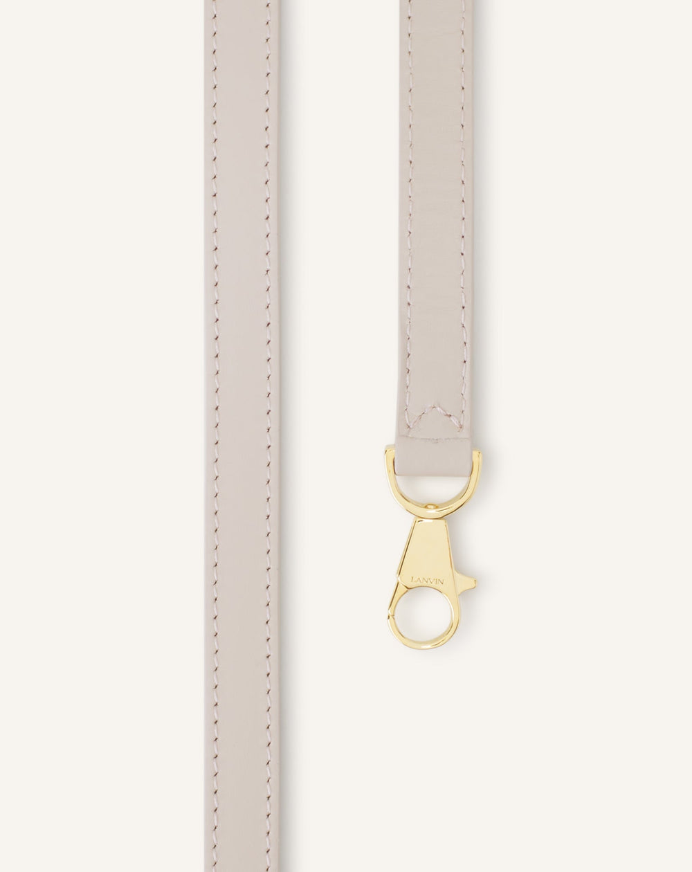 White Compagnon Asymmetrical Bag In Leather