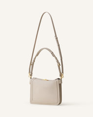 Sac Compagnon Asymetrique En Cuir White