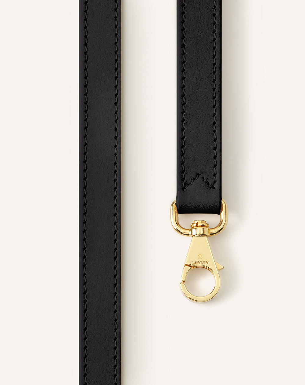 Sac Compagnon Asymetrique En Cuir Black