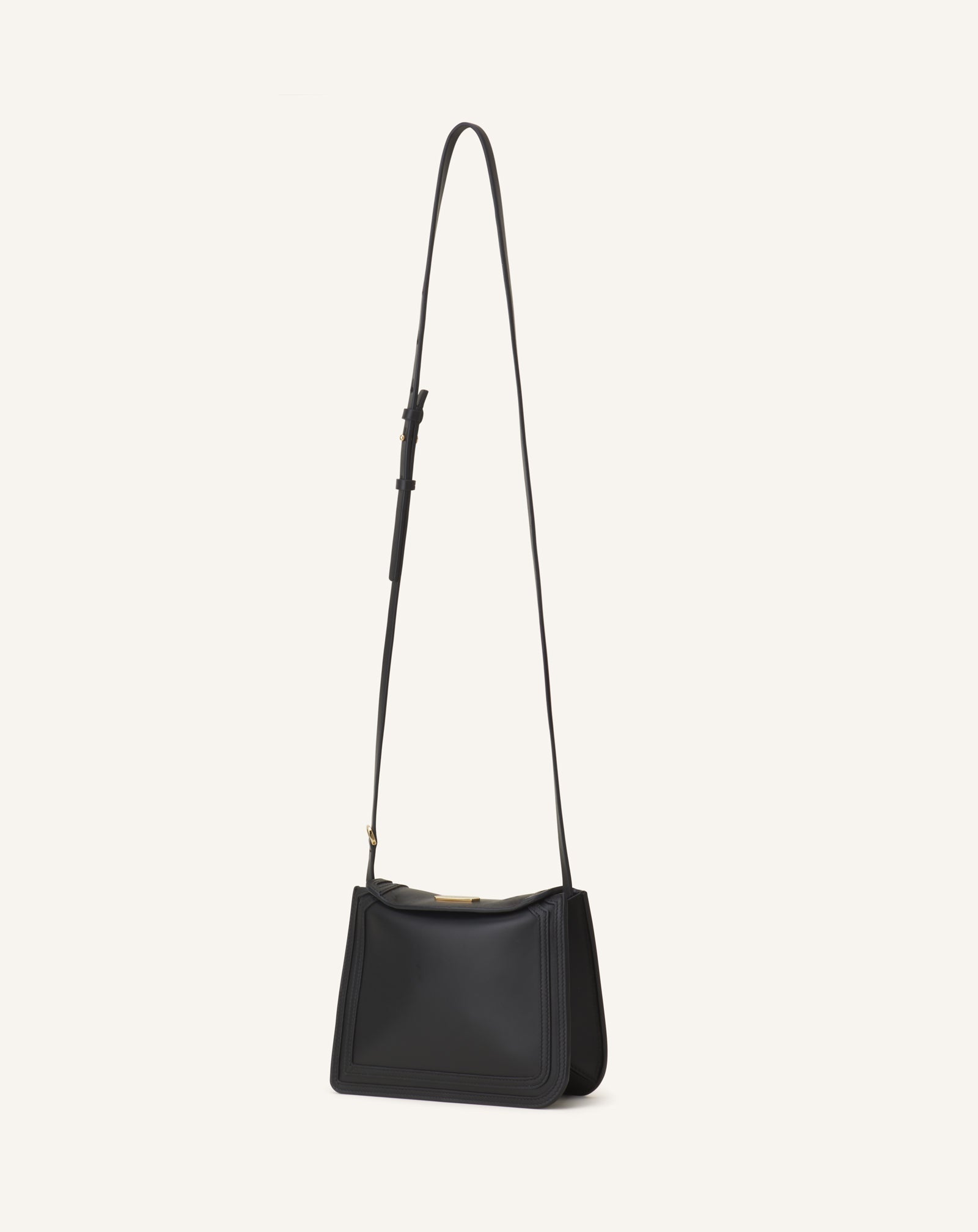 Sac Compagnon 16 En Cuir Black