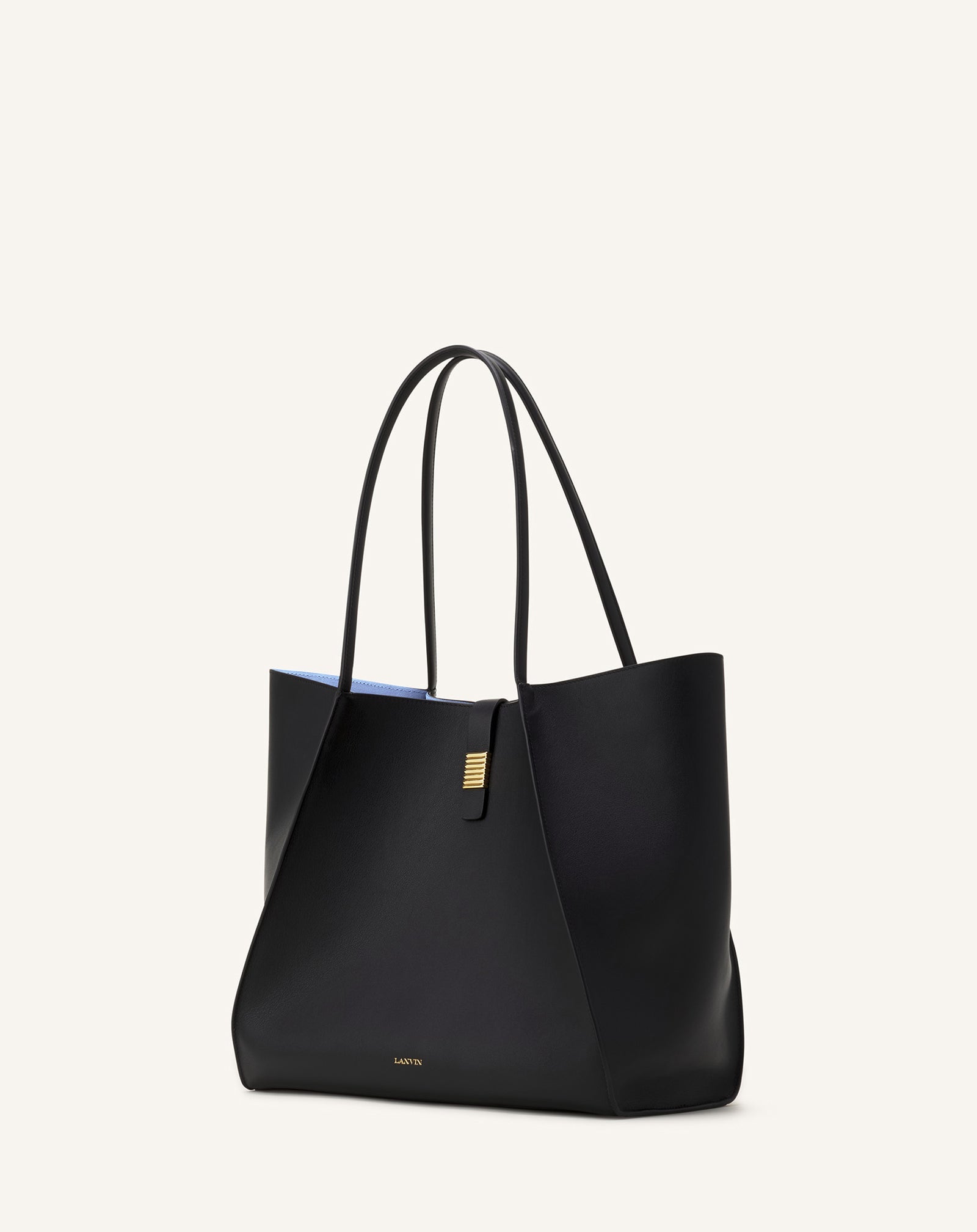 Black Concerto Arpège Leather Tote Bag