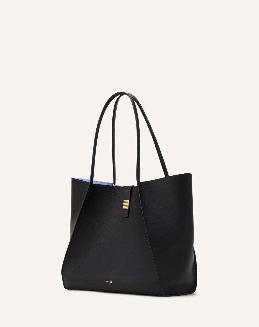 Black Concerto Arpège Leather Tote Bag