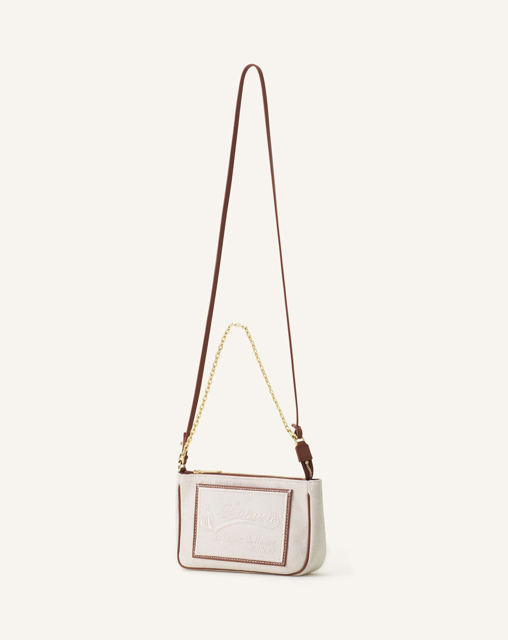 Petit Compagnon Sac Epaule Zippe Canvas