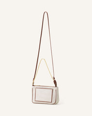 Petit Compagnon Sac Epaule Zippe Canvas