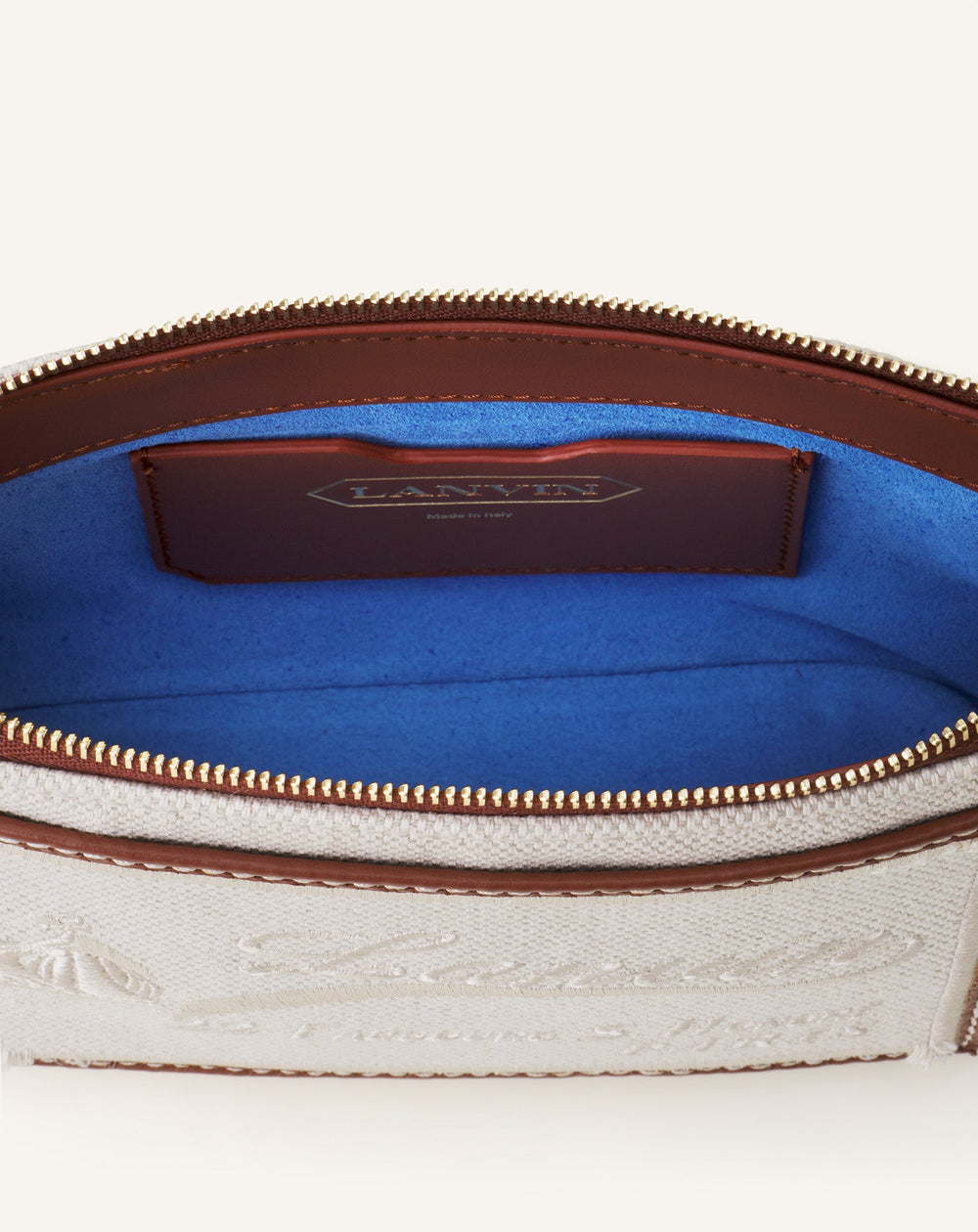 Petit Compagnon Sac Epaule Zippe Canvas