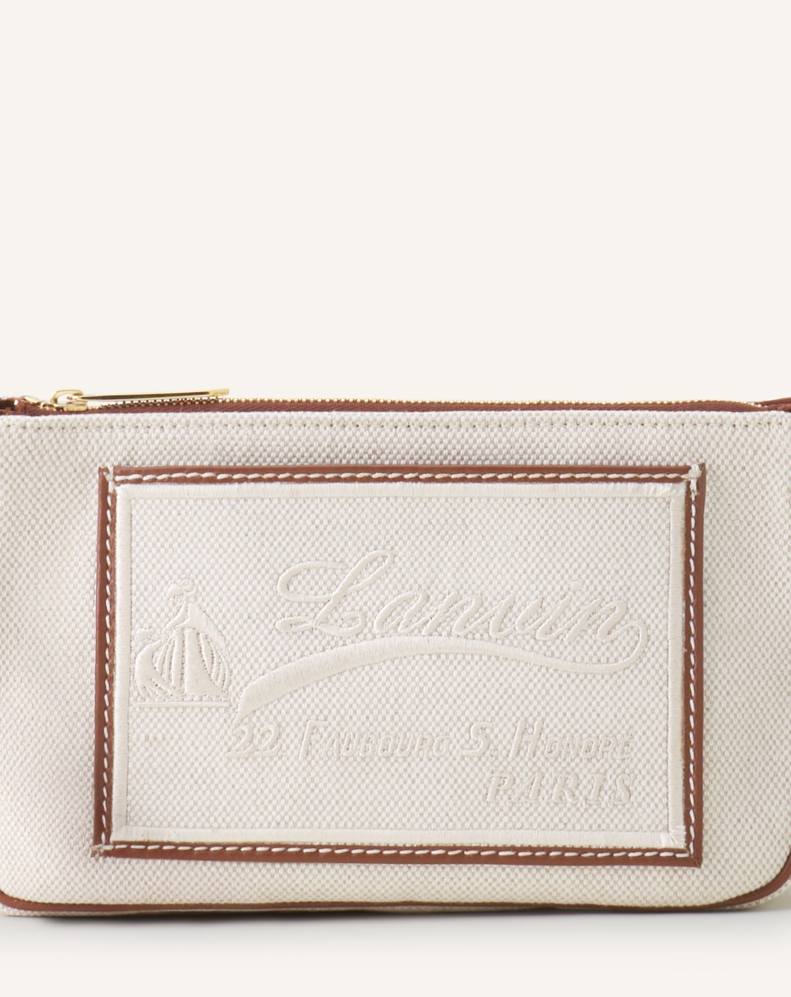 Petit Compagnon Sac Epaule Zippe Canvas