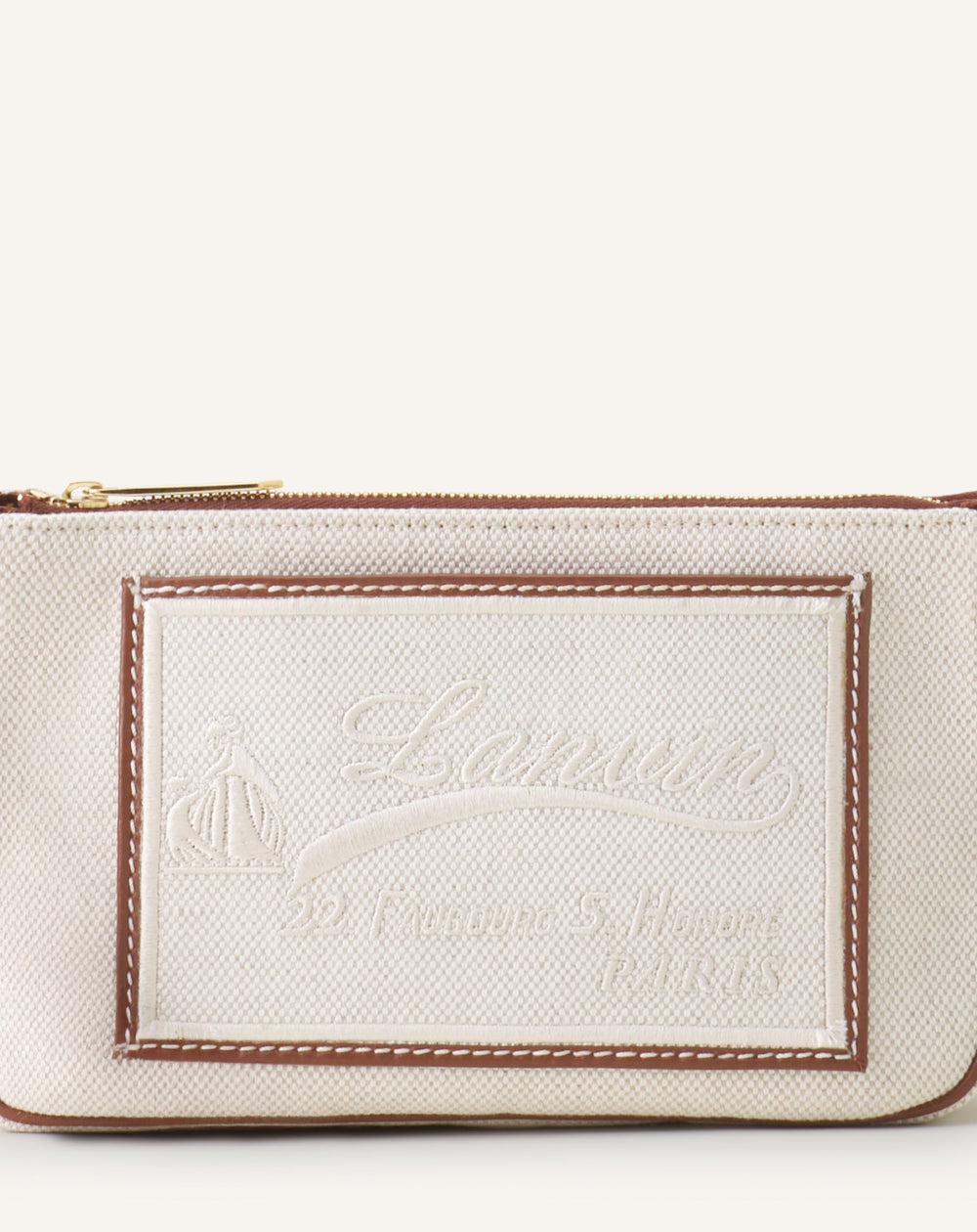 Petit Compagnon Sac Epaule Zippe Canvas