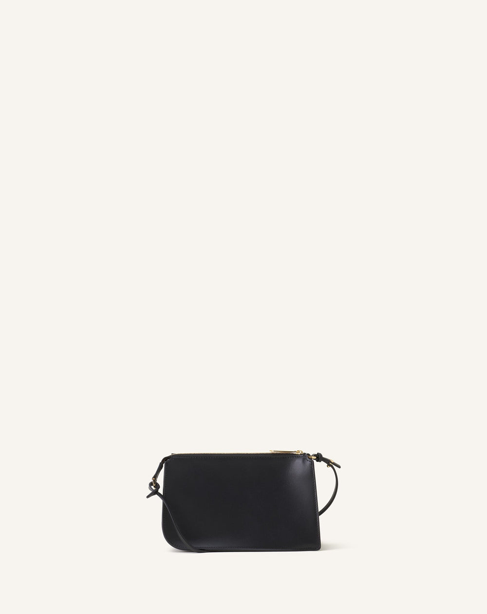 Petit Compagnon Sac Epaule Zippe Cuir