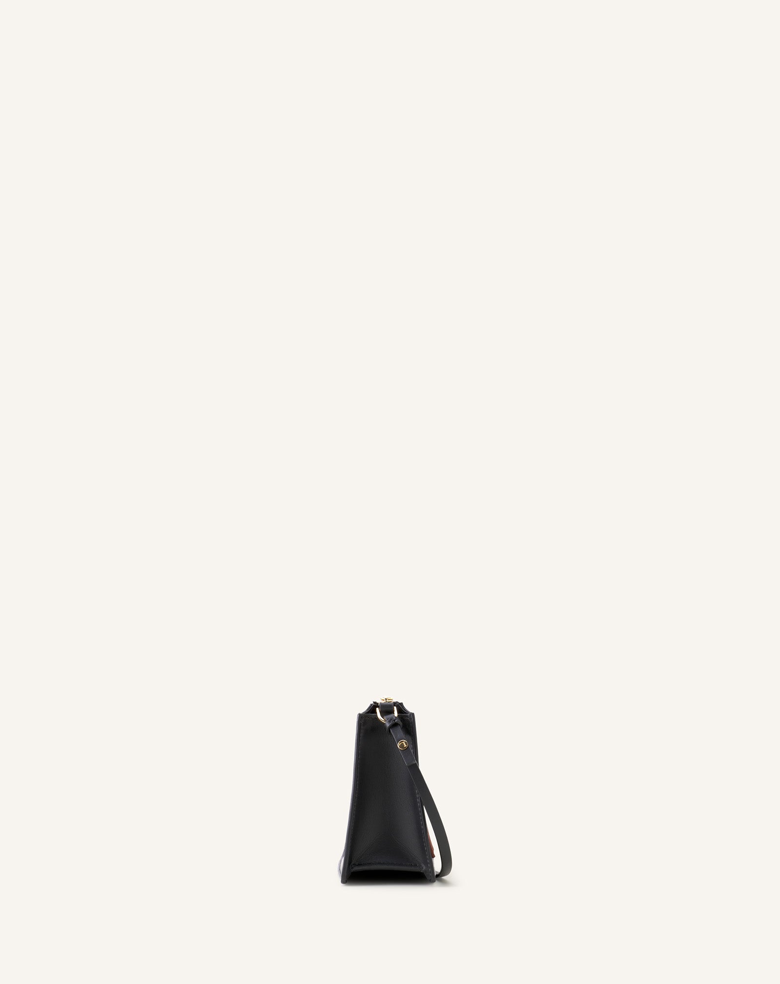 Petit Compagnon Sac Epaule Zippe Cuir