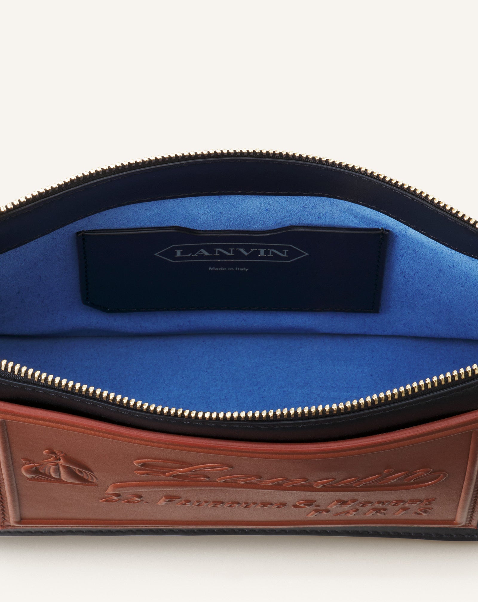 Petit Compagnon Sac Epaule Zippe Cuir
