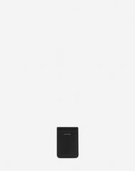 Black Magnetic Leather Cardholder