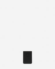 Black Magnetic Leather Cardholder