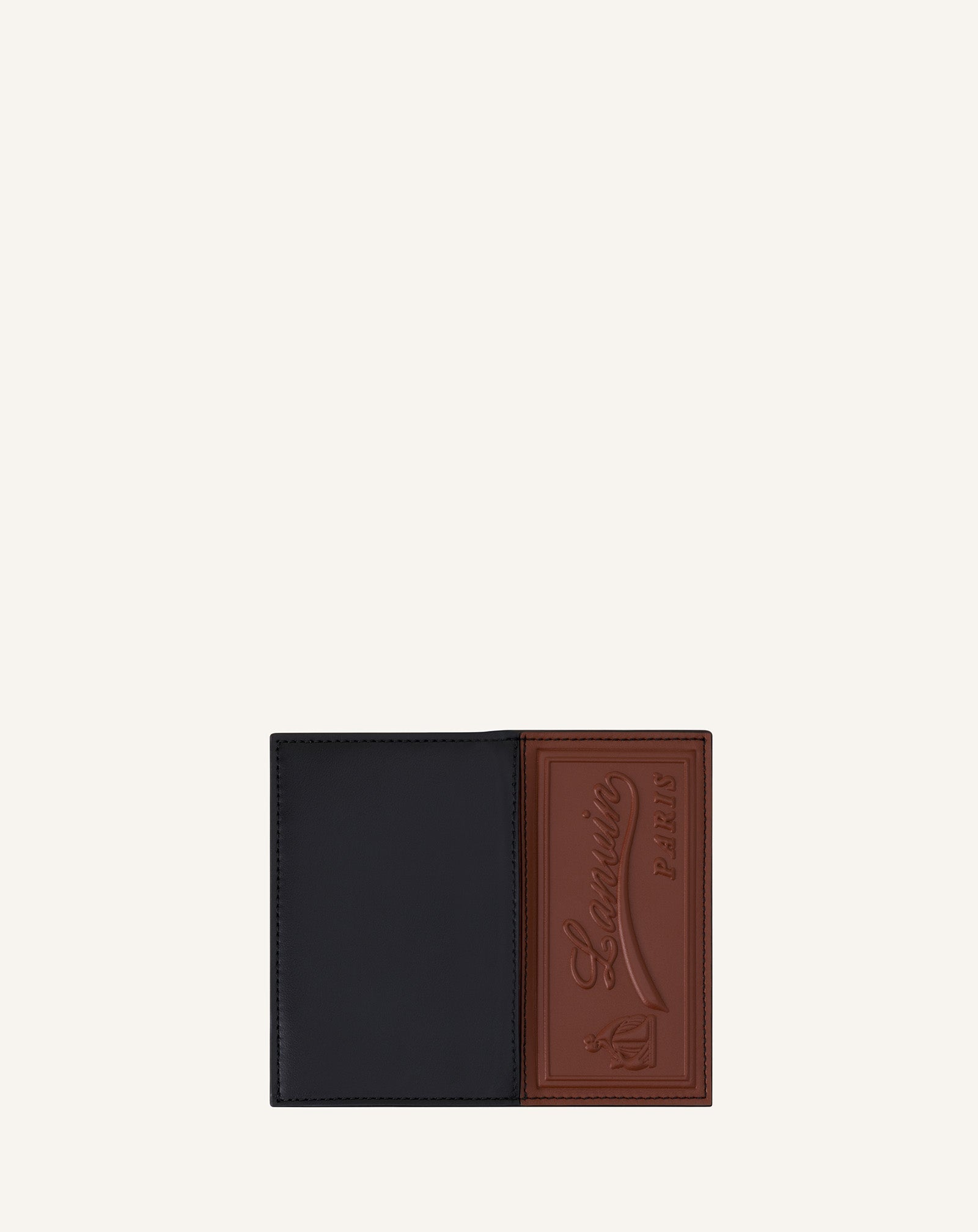 Catch By Lanvin Porte Cartes 2 Volets En Cuir