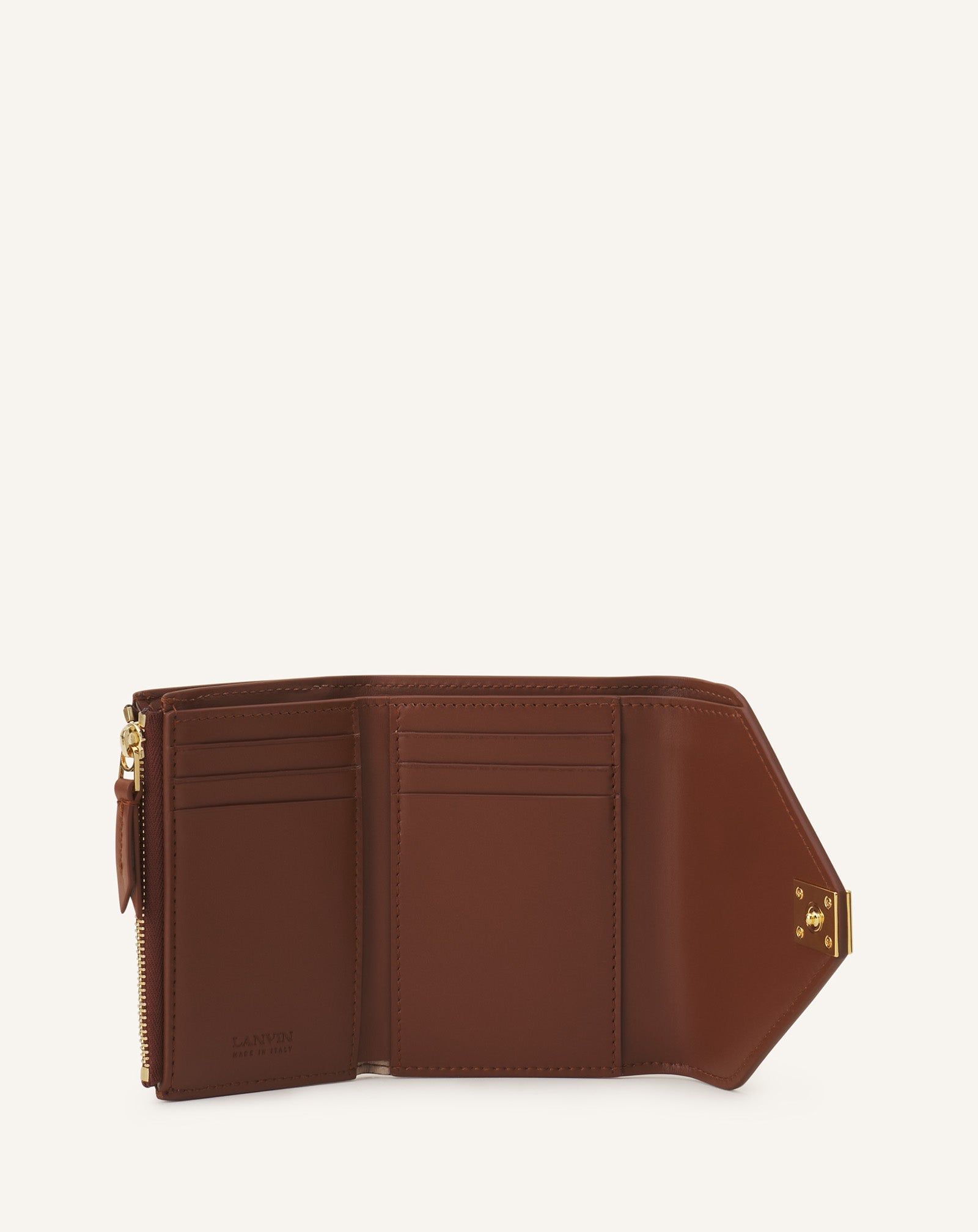 Brown Concerto Arpège Leather Wallet