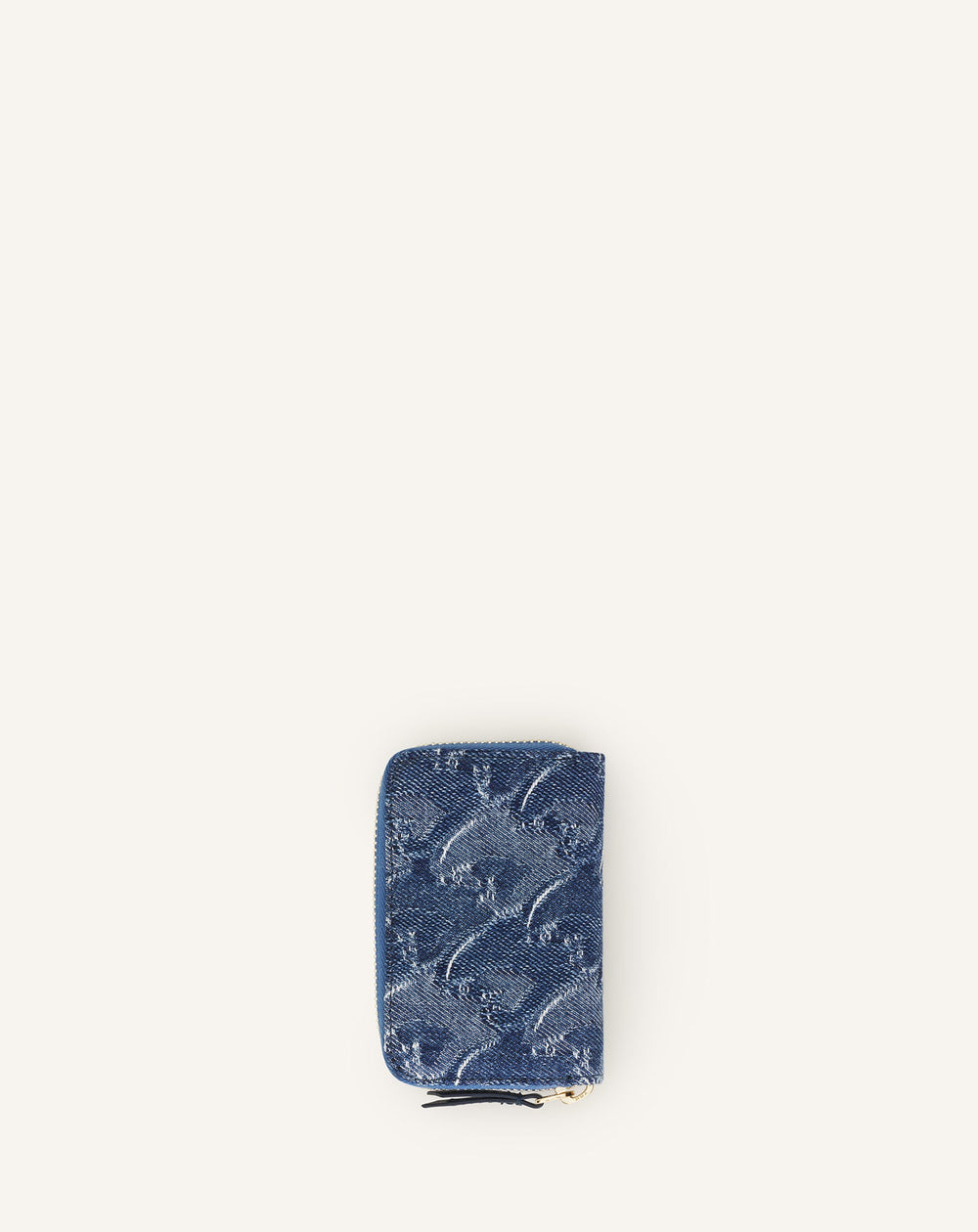 Porte-carte Zippé Cny Denim Blue