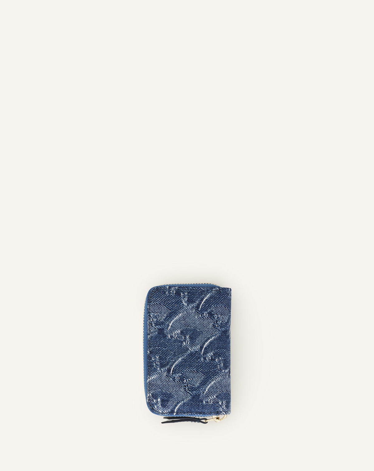 Porte-carte Zippé Cny Denim Blue