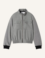 Blouson En Laine Mohair Black