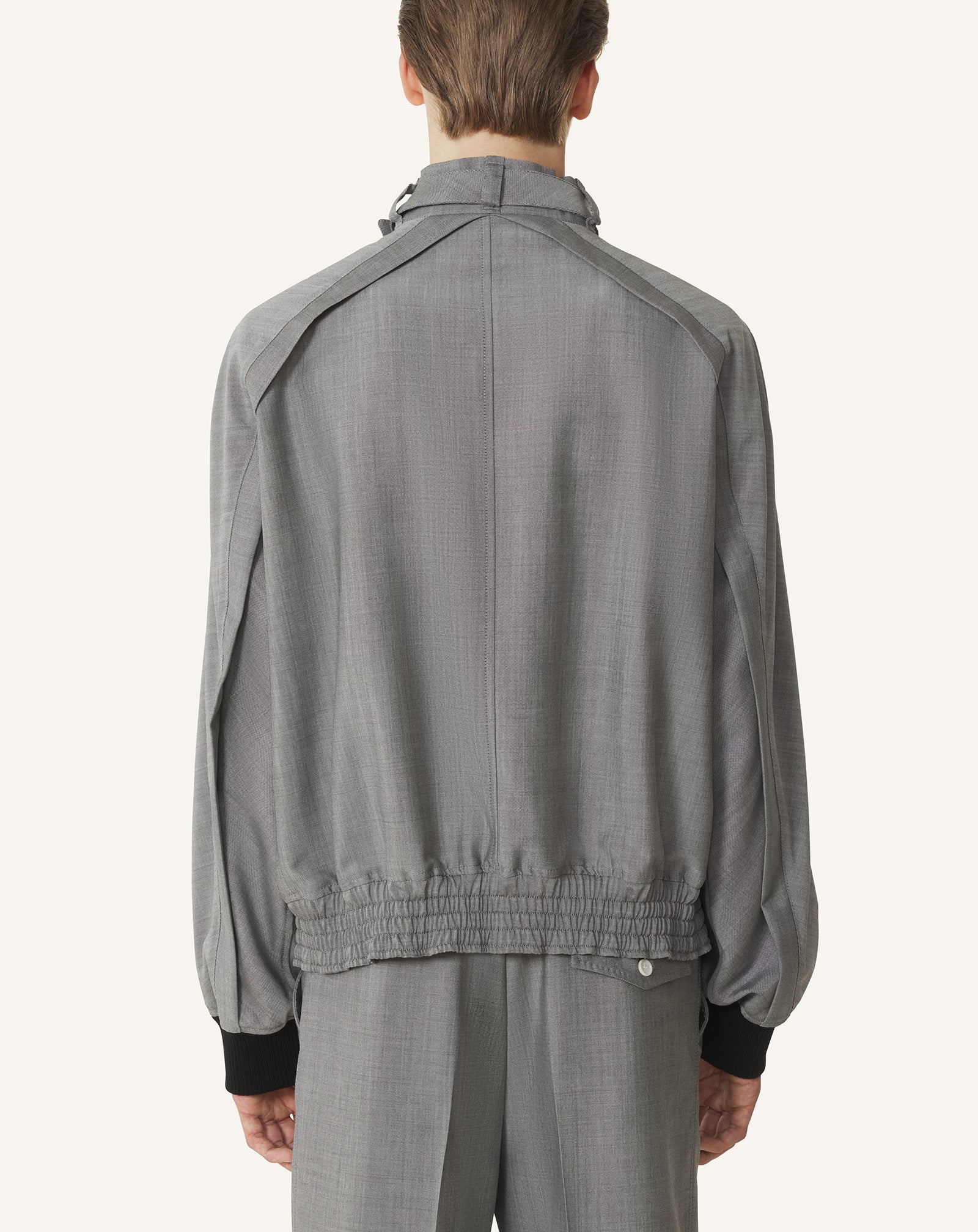 Blouson En Laine Mohair Black