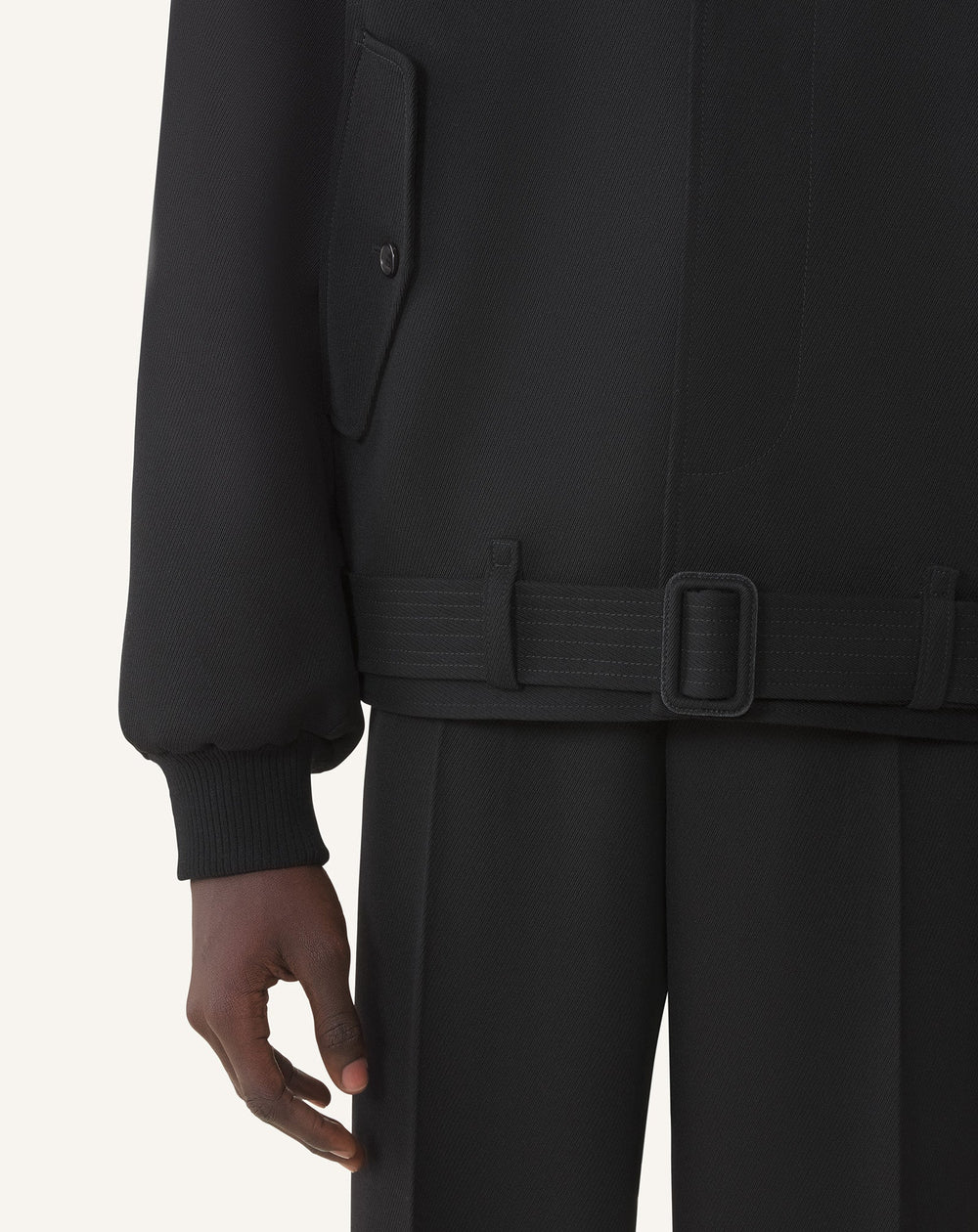 Black Light Wool Jacket