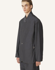 Veste Ample En Chambray Black