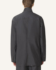 Veste Ample En Chambray Black