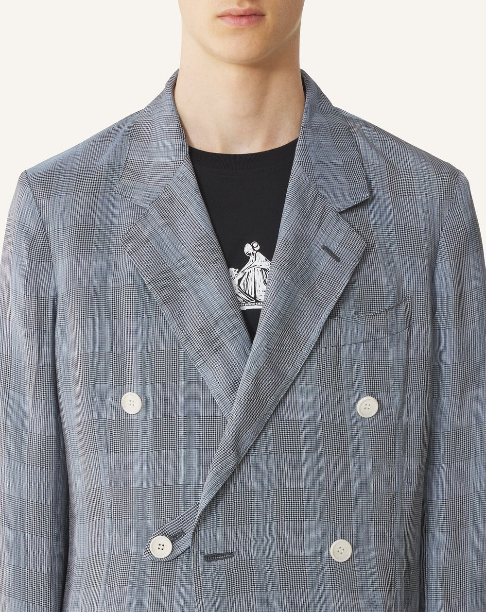 Veste Croisée En Viscose Black