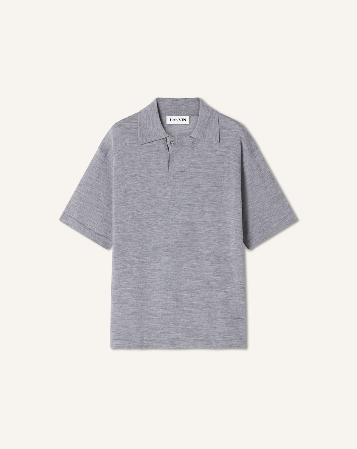 Polo En Laine Mérinos Black