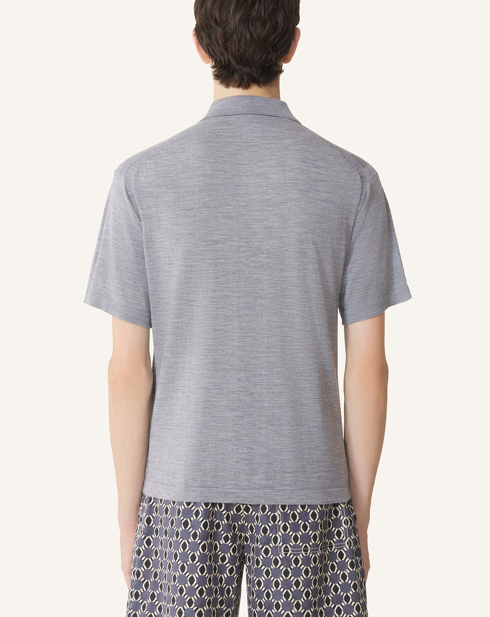 Polo En Laine Mérinos Black