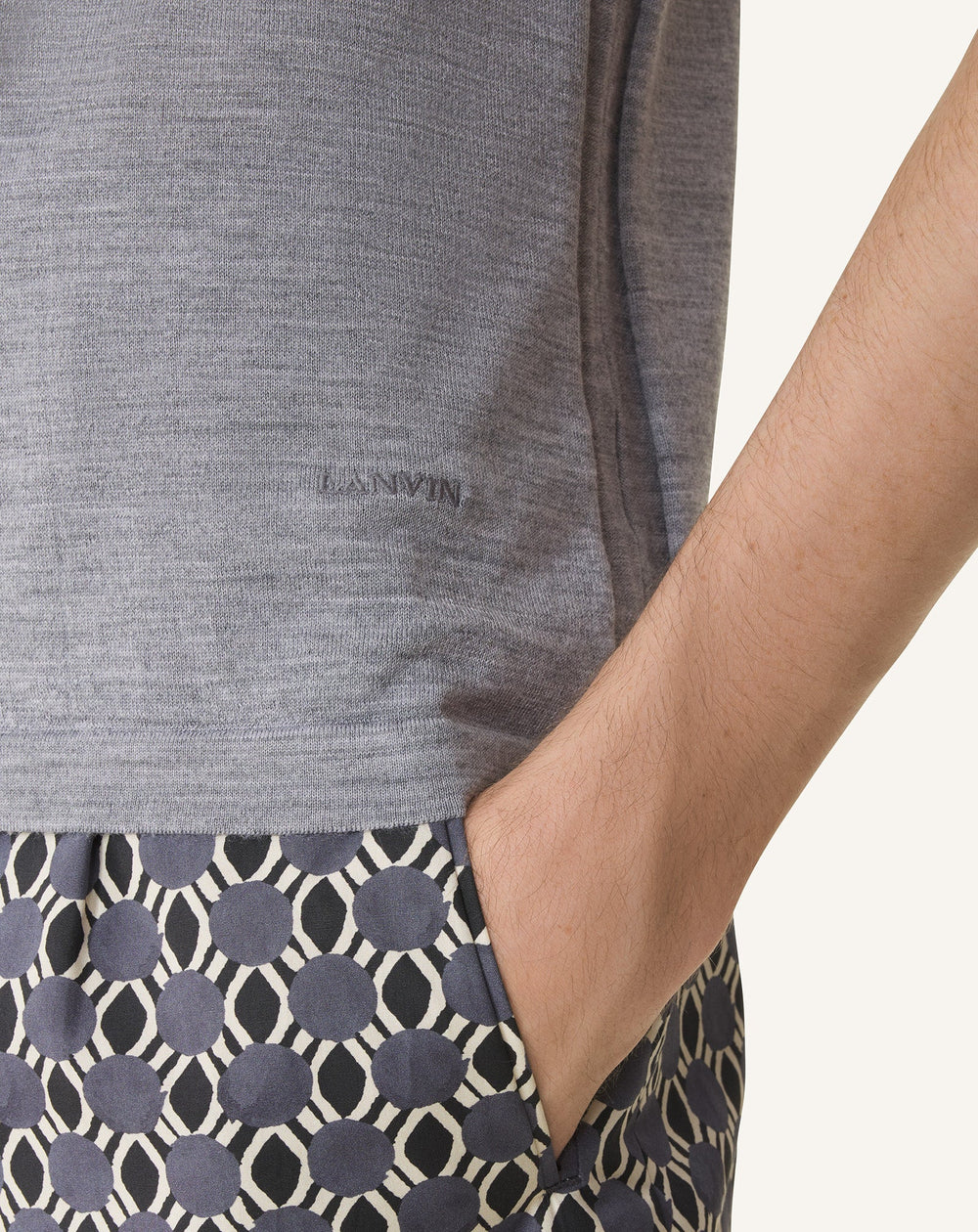 Polo En Laine Mérinos Black